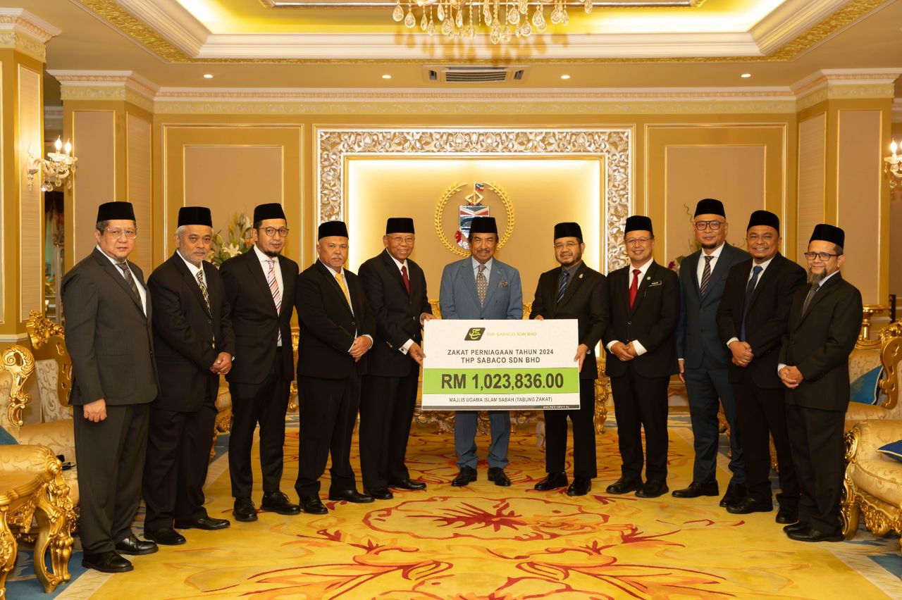THP Sabaco Business Zakat Handover Ceremony to the Sabah Islamic Religious Council and Courtesy Visit to the Governor of Sabah